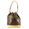 Louis Vuitton  Grand Noé handbag  in brown monogram canvas  and natural leather - 360 thumbnail