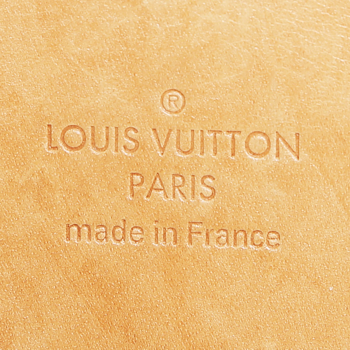 Sac à main Louis Vuitton  Stresa en toile monogram marron et cuir naturel - Detail D3