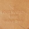 Shopping bag Louis Vuitton   in tela a scacchi azzurro e pelle naturale - Detail D4 thumbnail