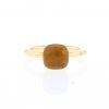 Pomellato Nudo Petit small model ring in pink gold and citrine - 360 thumbnail