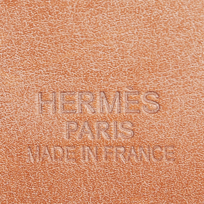 Borsa Hermès  Birkin Grizzly in pelle Barenia gold e pelle di vitello doblis gold - Detail D3