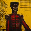 Bernard Buffet, "Le dompteur de lion", from the album "Mon cirque", lithograph in colors on paper, signed and numbered, of 1968 - Detail D1 thumbnail