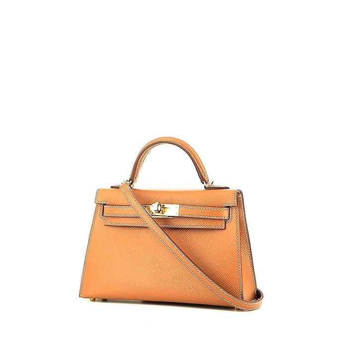 Hermès  Kelly 20 cm handbag  in gold epsom leather - 00pp