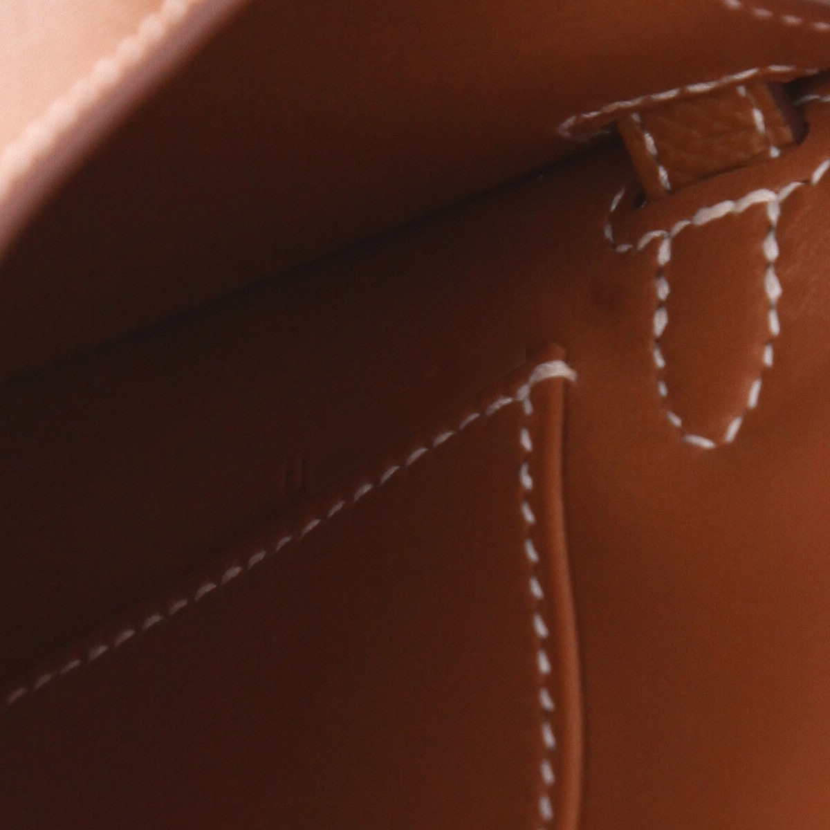 Borsa Hermès  Kelly 20 cm in pelle Epsom gold - Detail D4