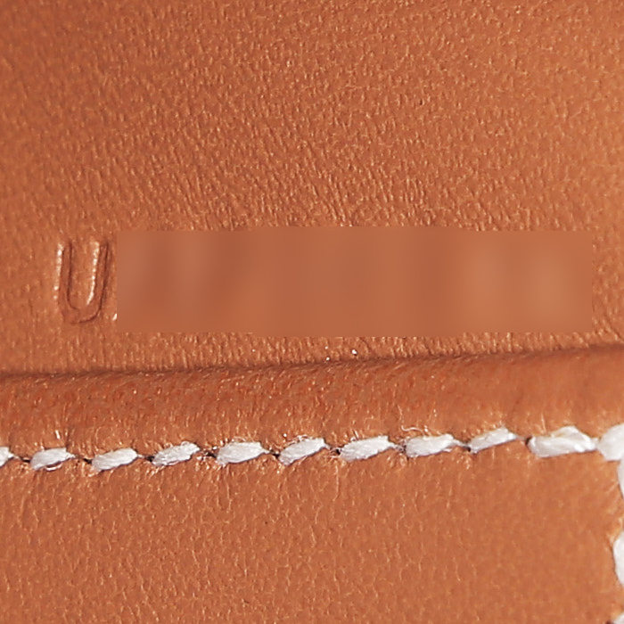 Sac à main Hermès  Kelly 20 cm en cuir epsom gold - Detail D5