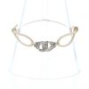 Dinh Van Menottes R10 bracelet in white gold and diamonds - 360 thumbnail