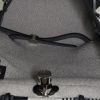 Sac à dos Hermès  Herbag - Backpack en toile grise et noire et cuir noir - Detail D3 thumbnail