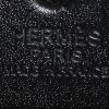 Mochila Hermès  Herbag - Backpack en lona gris y negra y cuero negro - Detail D4 thumbnail