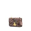 Dior  Dioraddict shoulder bag  in burgundy monogram canvas Oblique - 00pp thumbnail