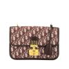 Dior  Dioraddict shoulder bag  in burgundy monogram canvas Oblique - 360 thumbnail