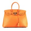 Bolso de mano Hermès  Birkin 35 cm en cuero epsom naranja - 360 thumbnail