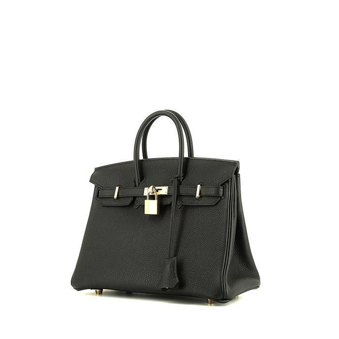 Hermès  Birkin 25 cm handbag  in black togo leather - 00pp