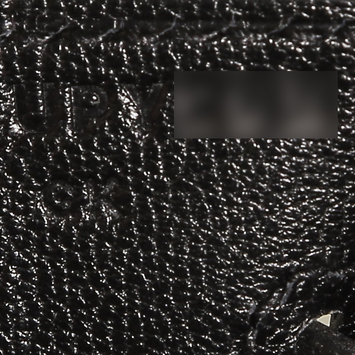 Hermès  Birkin 25 cm handbag  in black togo leather - Detail D4
