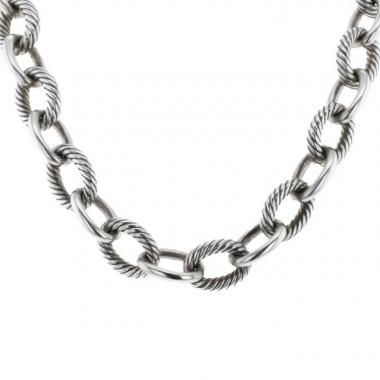 Collana flessibile David Yurman Madison in argento
