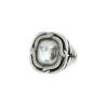 Anello David Yurman  in argento, cristallo di rocca e diamanti - 00pp thumbnail