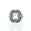 Anello David Yurman  in argento, cristallo di rocca e diamanti - 360 thumbnail
