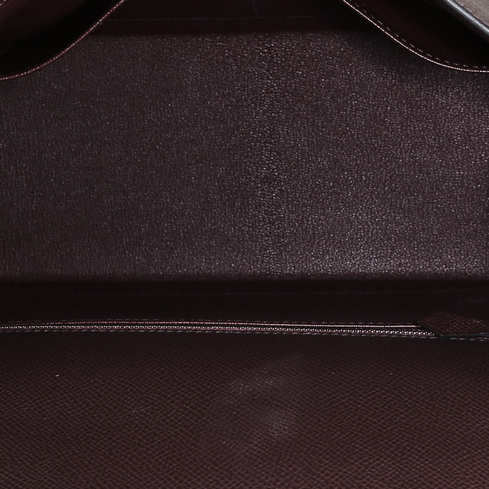 Hermès  Kelly 28 cm handbag  in red epsom leather - Detail D3
