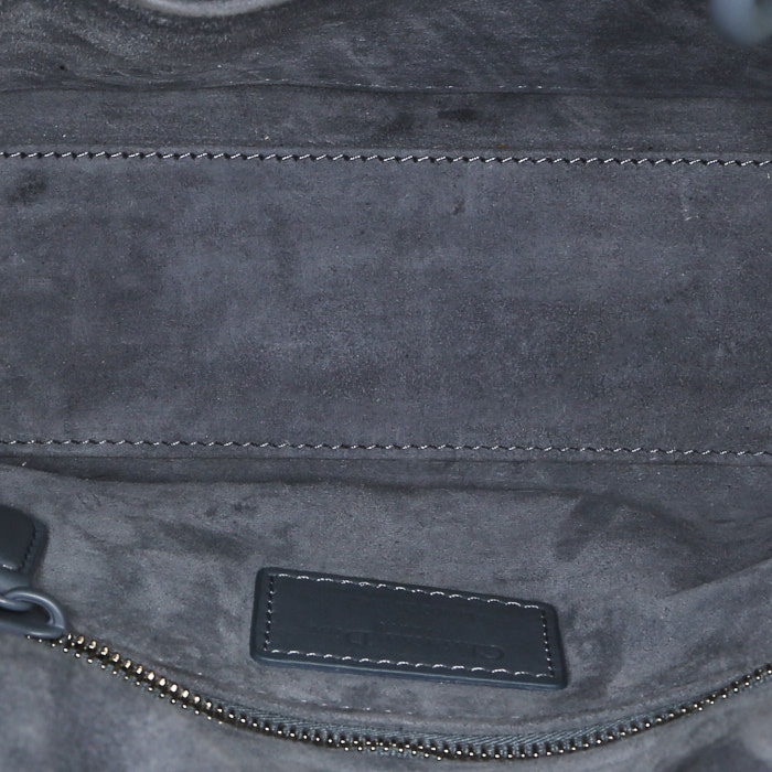 Sac à main Dior  Lady Dior Edition Limitée en cuir cannage bleu - Detail D3