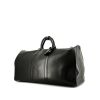 Bolsa de viaje Louis Vuitton  Keepall 55 en cuero Epi negro y cuero negro - 00pp thumbnail