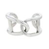 Hermès Cythère cuff bracelet in silver - 00pp thumbnail