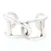 Hermès Cythère cuff bracelet in silver - 360 thumbnail