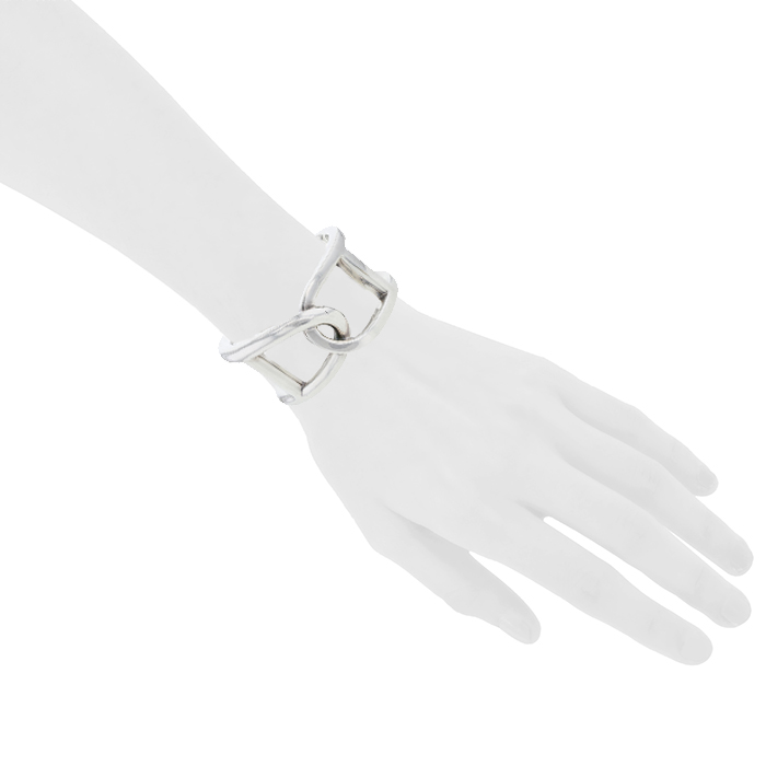 Bracciale Hermès Cythère in argento - Detail D1