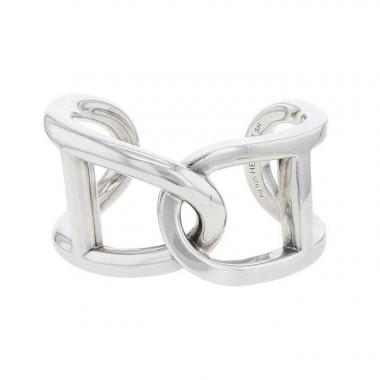 Brazalete Hermès Cythère de plata