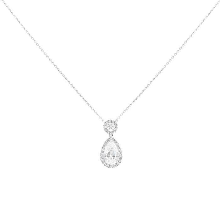 Vintage  necklace in white gold and diamonds - 00pp
