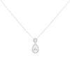 Vintage  necklace in white gold and diamonds - 00pp thumbnail