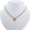 Chopard Happy Diamonds necklace in yellow gold and diamonds - 360 thumbnail
