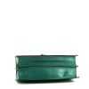Bulgari  Forever large model  handbag  in green leather - Detail D5 thumbnail