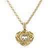Chopard Happy Diamonds necklace in yellow gold and diamonds - Detail D2 thumbnail