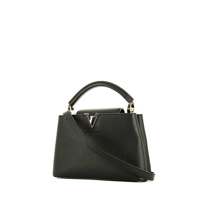 Louis Vuitton  Capucines BB handbag  in black leather taurillon clémence - 00pp