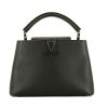Bolso de mano Louis Vuitton  Capucines BB en cuero taurillon clémence negro - 360 thumbnail