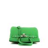 Hermès  Birkin 30 cm handbag  in green Bamboo togo leather - 360 Front thumbnail