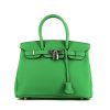 Hermès  Birkin 30 cm handbag  in green Bamboo togo leather - 360 thumbnail