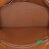 Hermès  Birkin 30 cm handbag  in green Bamboo togo leather - Detail D2 thumbnail