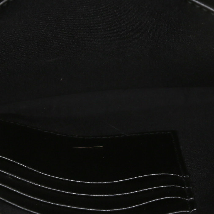 Bolsito de mano Dior   en cuero negro - Detail D2