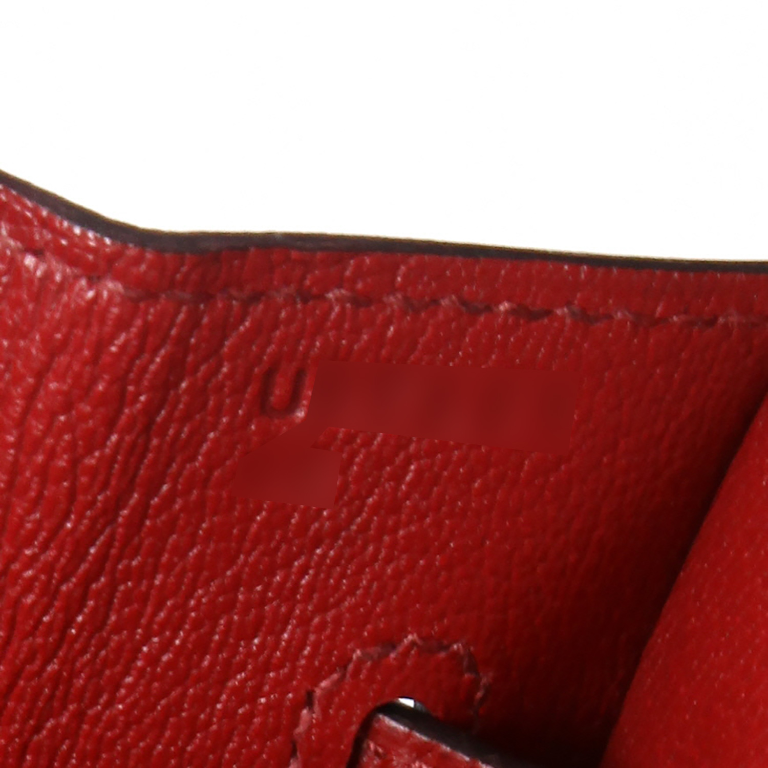 Borsa Hermès  Birkin 30 cm in pelle Epsom rosso granata - Detail D4