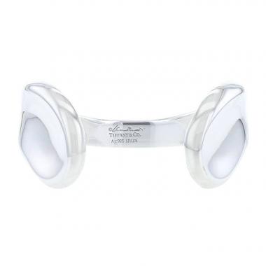 Tiffany & Co Thumbprint cuff bracelet in silver