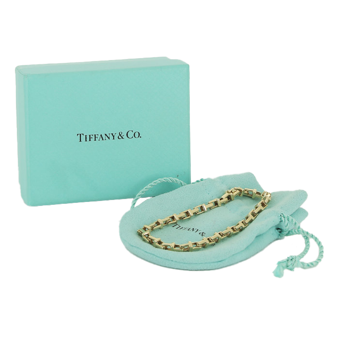Brazalete Tiffany & Co Tiffany T de oro amarillo - Detail D2