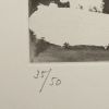 Pablo Picasso, "Peintre et modèle appuyé sur un coussin. 7 février 1964, I", eau-forte et aquatinte sur papier, signée et numérotée, de 1967 - Detail D3 thumbnail