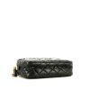 Chanel 2.55 shoulder bag  in black quilted leather - Detail D4 thumbnail