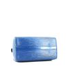 Sac à main Louis Vuitton  Speedy 25 en cuir épi bleu - Detail D4 thumbnail