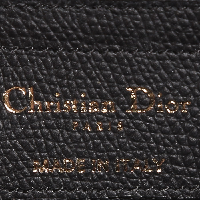 Bolso de mano Dior  Saddle en cuero negro - Detail D4