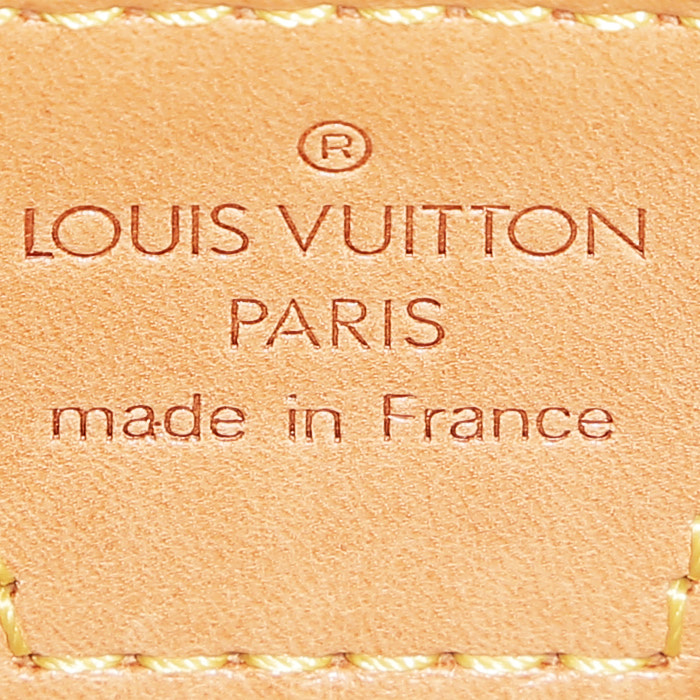 Borsa Louis Vuitton  Ellipse modello grande  in tela monogram marrone e pelle naturale - Detail D3