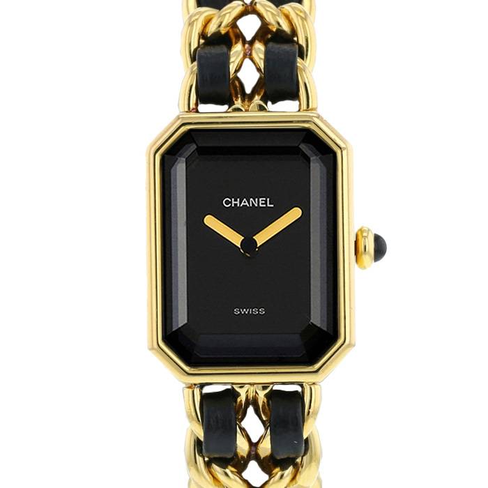 Reloj Chanel Première talla M  de oro chapado Circa 1990 - 00pp