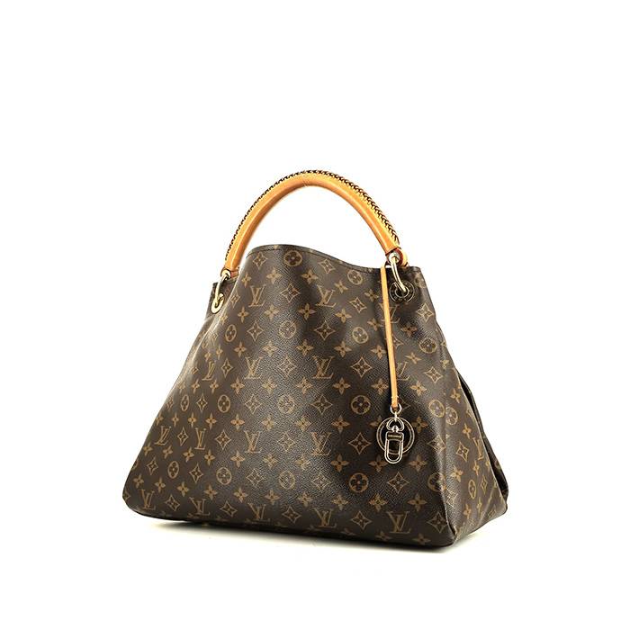 Louis Vuitton  Artsy medium model  handbag  in brown monogram canvas  and natural leather - 00pp