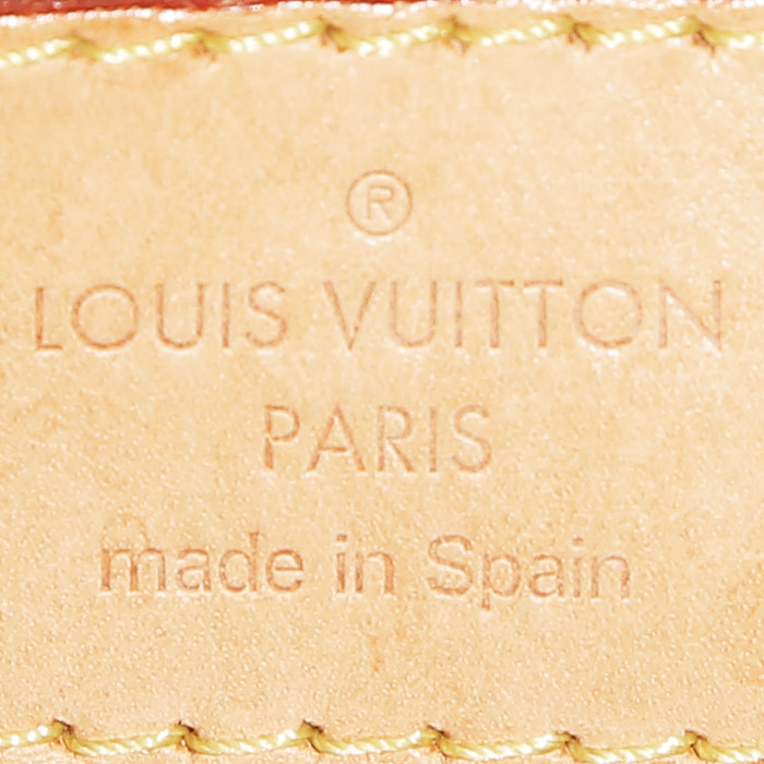 Sac à main Louis Vuitton  Artsy moyen modèle  en toile monogram marron et cuir naturel - Detail D3