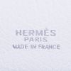Zaino Hermès  Sherpa in pelle blu Glacier - Detail D3 thumbnail